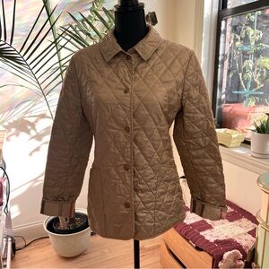 Burberry Quilted Jacket, Tan